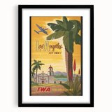 Retro Los Angeles Travel Poster – Vintage Prints & Classic Retro Art