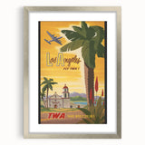Retro Los Angeles Travel Poster – Vintage Prints & Classic Retro Art