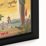 Retro Los Angeles Travel Poster – Vintage Prints & Classic Retro Art