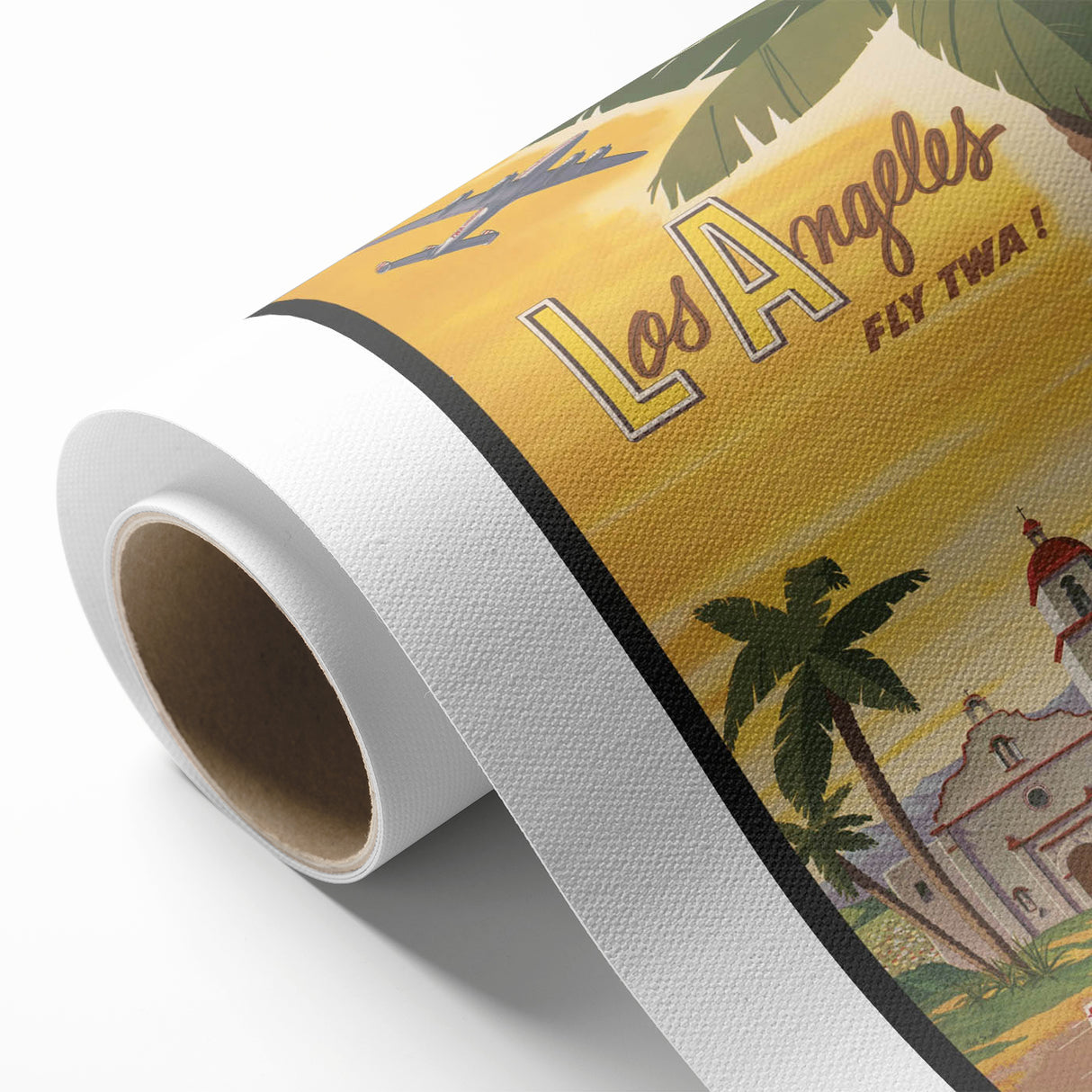 Retro Los Angeles Travel Poster – Vintage Prints & Classic Retro Art