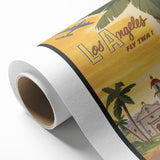 Retro Los Angeles Travel Poster – Vintage Prints & Classic Retro Art