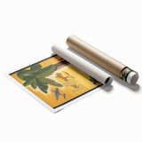 Retro Los Angeles Travel Poster – Vintage Prints & Classic Retro Art