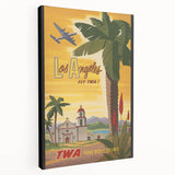 Retro Los Angeles Travel Poster – Vintage Prints & Classic Retro Art