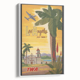 Retro Los Angeles Travel Poster – Vintage Prints & Classic Retro Art