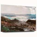 Realism Art Prints - Sunshine and Shadow, Prout's Neck by Winslow Homer