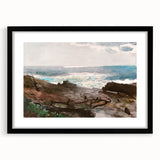 Realism Art Prints - Sunshine and Shadow, Prout's Neck by Winslow Homer