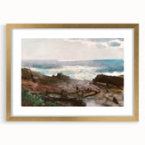 Realism Art Prints - Sunshine and Shadow, Prout's Neck by Winslow Homer