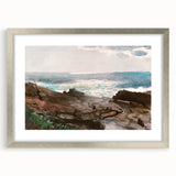 Realism Art Prints - Sunshine and Shadow, Prout's Neck by Winslow Homer