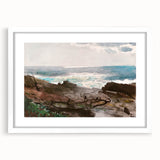 Realism Art Prints - Sunshine and Shadow, Prout's Neck by Winslow Homer