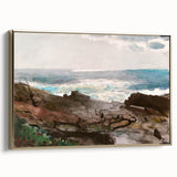 Realism Art Prints - Sunshine and Shadow, Prout's Neck by Winslow Homer