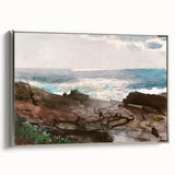 Realism Art Prints - Sunshine and Shadow, Prout's Neck by Winslow Homer