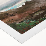 Realism Art Prints - Sunshine and Shadow, Prout's Neck by Winslow Homer