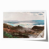 Realism Art Prints - Sunshine and Shadow, Prout's Neck by Winslow Homer