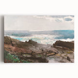 Realism Art Prints - Sunshine and Shadow, Prout's Neck by Winslow Homer