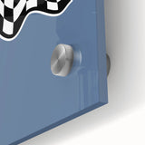 Racing Checkered Flag – Boys Room Wall Art for Speed Enthusiasts