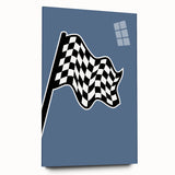 Racing Checkered Flag – Boys Room Wall Art for Speed Enthusiasts