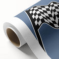Racing Checkered Flag – Boys Room Wall Art for Speed Enthusiasts
