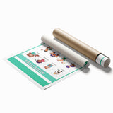 Kids Educational Wall Art - Adjectives Learning Chart