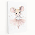 Ballerina Mouse Nursery Wall Art - Baby Room Decor