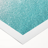 Art deco poster featuring a summer scene with soft pastel colors on a rolled canvas, ideal for dining room decor.