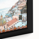 Extra large black wall art featuring a textured, colorful abstract design on a framed canvas, suitable for living room decor.