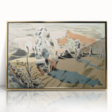 Modern Wall Art: Abstract Landscape Inspired by Paul Nash's Avebury