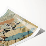 Modern Wall Art: Abstract Landscape Inspired by Paul Nash's Avebury