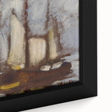 Modern Wall Art: Sailing Vessels in Abstract Nautical Style