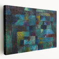 Modern Wall Art: Abstract Garden Scene Inspired by Paul Klee
