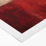 Abstract wall art featuring vibrant strokes in blue, orange, and yellow hues on rolled canvas, ideal for modern decor. Perfect for enhancing living spaces.