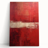 Abstract strokes wall art on stretched canvas featuring vibrant colors and dynamic brushwork, perfect for modern home decor or artistic display.