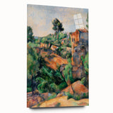 Modern Wall Art: Abstract Landscape with Vibrant Greens and Earthy Tones