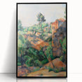 Modern Wall Art: Abstract Landscape with Vibrant Greens and Earthy Tones
