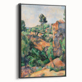 Modern Wall Art: Abstract Landscape with Vibrant Greens and Earthy Tones