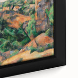Modern Wall Art: Abstract Landscape with Vibrant Greens and Earthy Tones