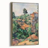 Modern Wall Art: Abstract Landscape with Vibrant Greens and Earthy Tones