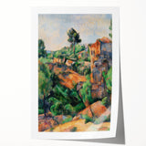 Modern Wall Art: Abstract Landscape with Vibrant Greens and Earthy Tones