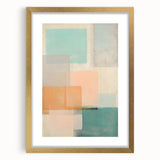 Abstract wall art featuring bold gold strokes on a textured background, framed with a sleek mat, perfect for modern decor. Ideal for enhancing living spaces with artistic flair.