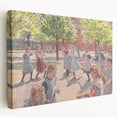 Modern Wall Art: Joyful Children Playing in a Sunlit Meadow