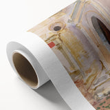 Modern Wall Art: Arched Doorway Watercolor in Earthy and Soft Hues