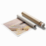 Modern Wall Art: Arched Doorway Watercolor in Earthy and Soft Hues