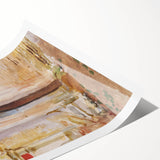 Modern Wall Art: Arched Doorway Watercolor in Earthy and Soft Hues