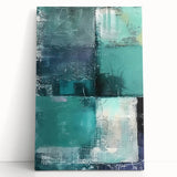 Abstract strokes wall art on stretched canvas, showcasing vibrant colors and dynamic patterns, ideal for modern home decor. Perfect for adding a contemporary touch to any room.