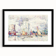 Modern Wall Art: La Rochelle Harbor Scene by Paul Signac