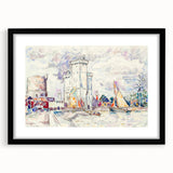 Modern Wall Art: La Rochelle Harbor Scene by Paul Signac