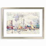 Modern Wall Art: La Rochelle Harbor Scene by Paul Signac