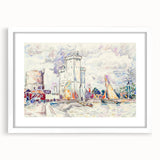 Modern Wall Art: La Rochelle Harbor Scene by Paul Signac