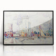 Modern Wall Art: La Rochelle Harbor Scene by Paul Signac