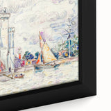 Modern Wall Art: La Rochelle Harbor Scene by Paul Signac