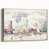Modern Wall Art: La Rochelle Harbor Scene by Paul Signac
